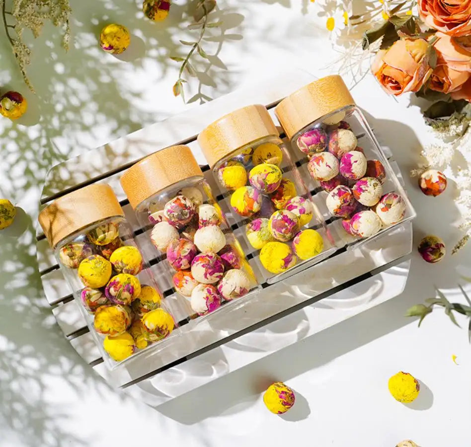 Updated (Price) - Golden Chrysanthemum - Blooming Tea Ball