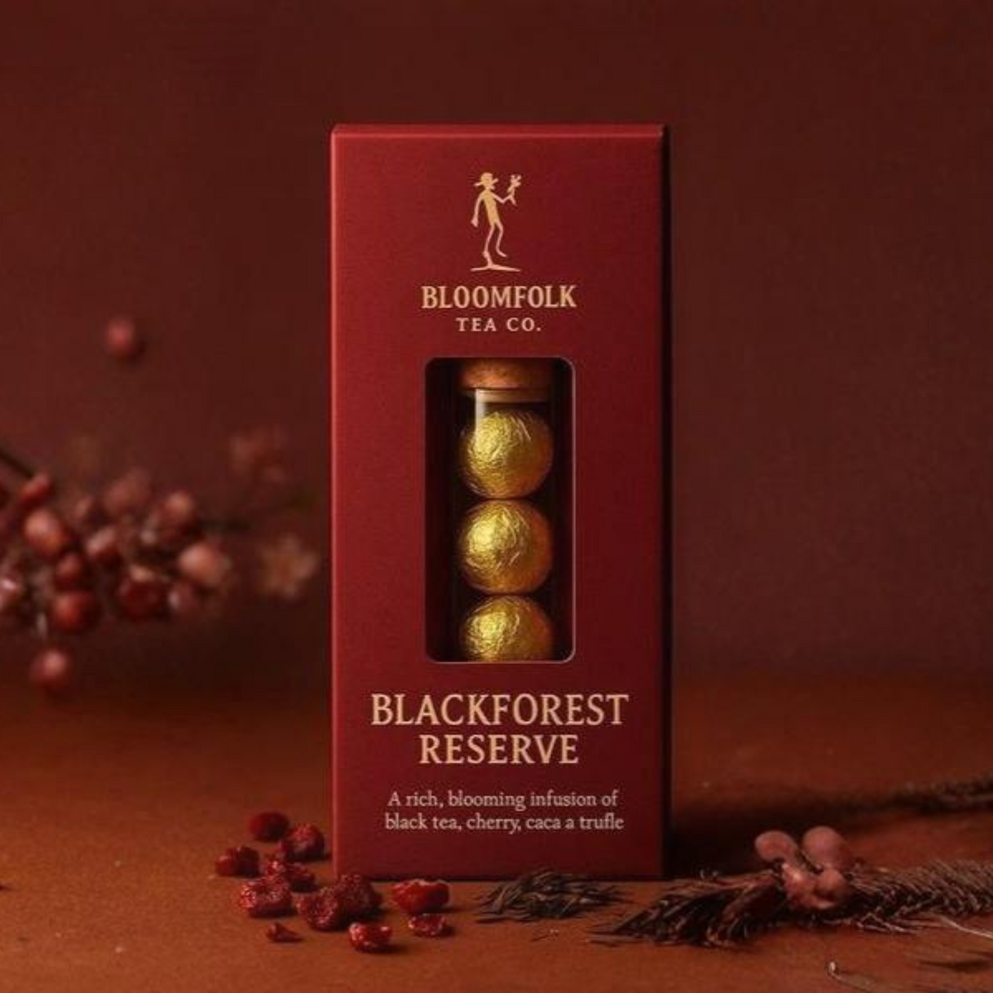 Classic Burgundy - Blackforest Reserve Tea Truffle Set
