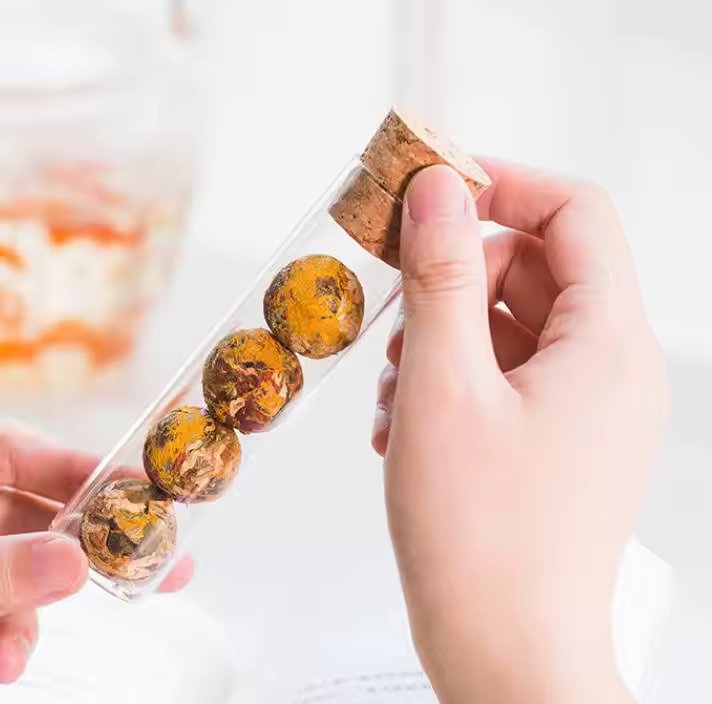 Passionfruit Flower and Green Tea - Blooming Tea Ball