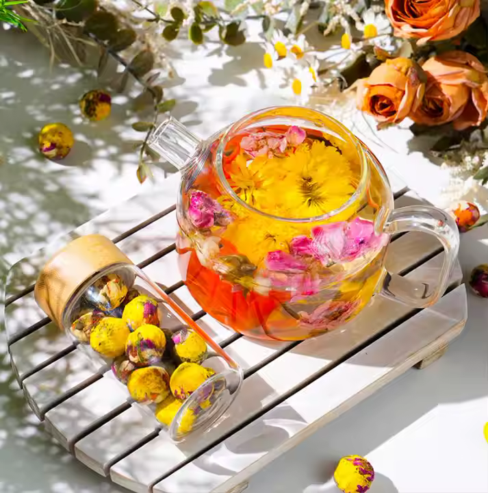 Passionfruit Flower and Green Tea - Blooming Tea Ball