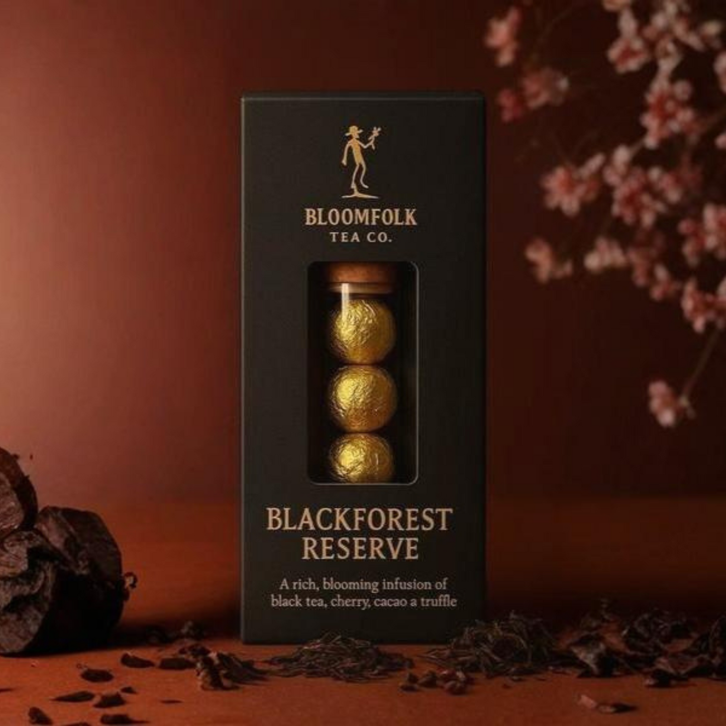 Classic Burgundy - Blackforest Reserve Tea Truffle Set