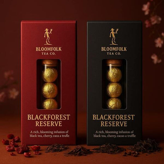 Classic Burgundy - Blackforest Reserve Tea Truffle Set